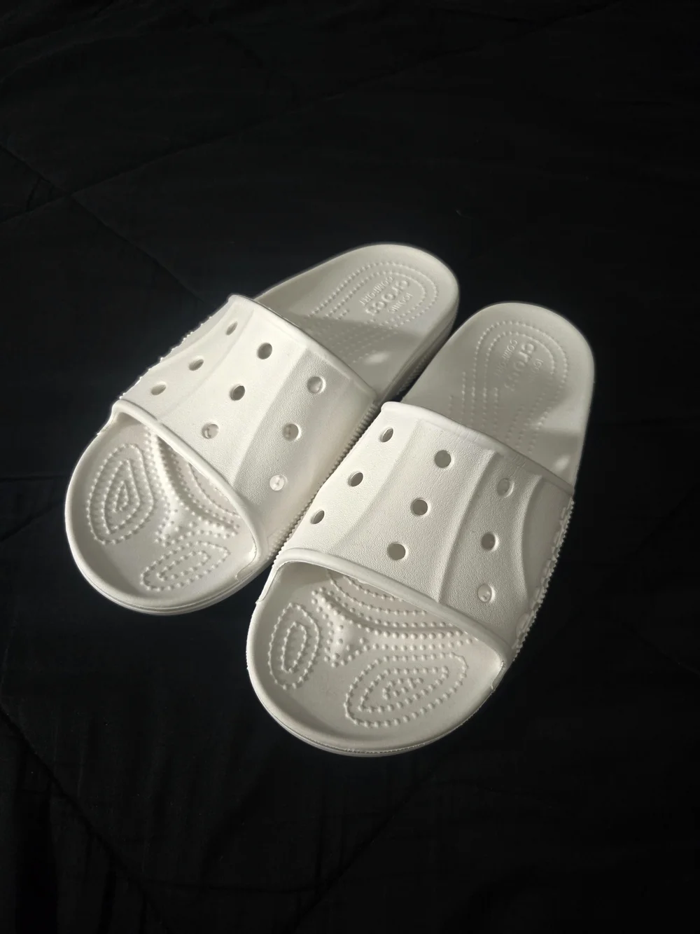 Crocs Classic Slide Sandals in White